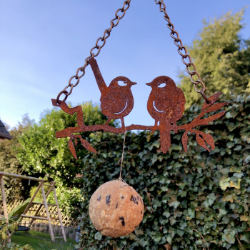 Vögel auf einem Ast - Deko zum Aufhängen