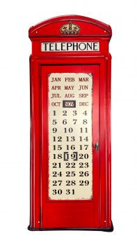 "Telefonzelle" - Ewiger Kalender