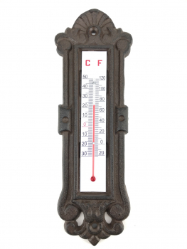 Thermometer - Dekoration aus Gusseisen