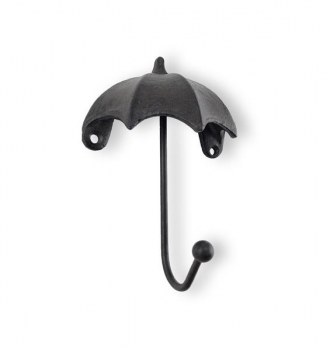 Preview: Wandhaken aus Gusseisen als Schirm -sehr robust-allwetterfest