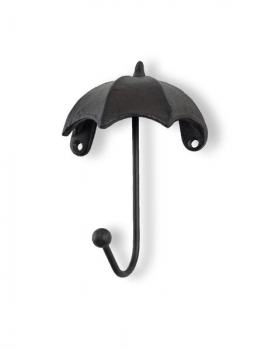 Preview: Wandhaken aus Gusseisen als Schirm -sehr robust-allwetterfest