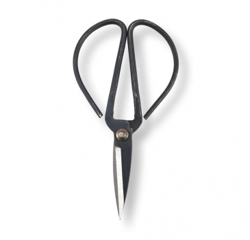 Preview: Gartenschere im Landhaus-Look aus massivem Metall, sehr scharf und präzise