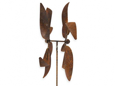 Preview: Stabiles Windspiel 'Blume' - mit besten Kugellagern