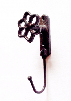 Wandhaken  Wasserhahn aus Gusseisen, Innen- und Außenbereich