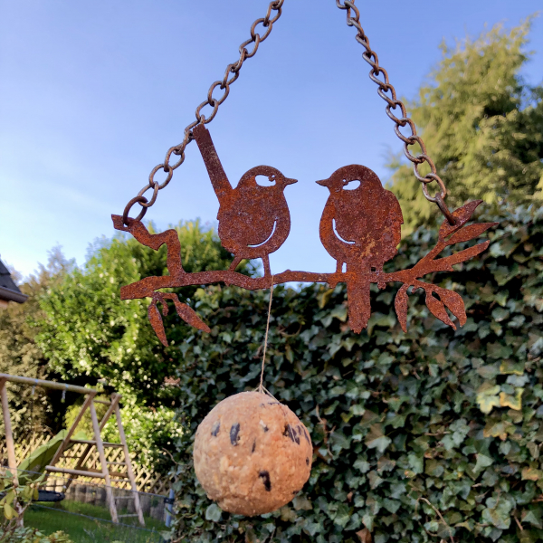 Vögel auf einem Ast - Deko zum Aufhängen