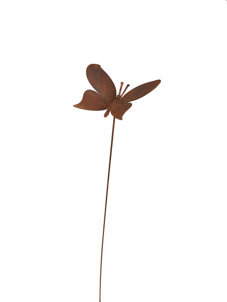 Schmetterling (Klein) - Gartenstecker schwingend
